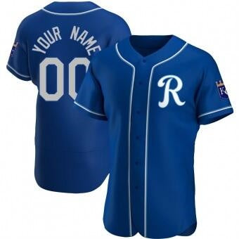 Custom Kansas City Royals Blue Fedasgoge Stitched Jersey