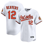 Baltimore Orioles #12 Dylan Beavers Player White Fedasgoge Limited Home Game Stitched Jerseys
