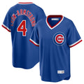 Chicago Cubs #4 Pete Crow-Armstrong Player Royal Fedasgoge T-shirt Cooperstown Collection Limited Stitched Jerseys