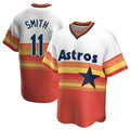 Houston Astros #11 Cam Smith Player Rainbow Cooperstown Collection Fedasgoge T-shirt Stitched Jerseys