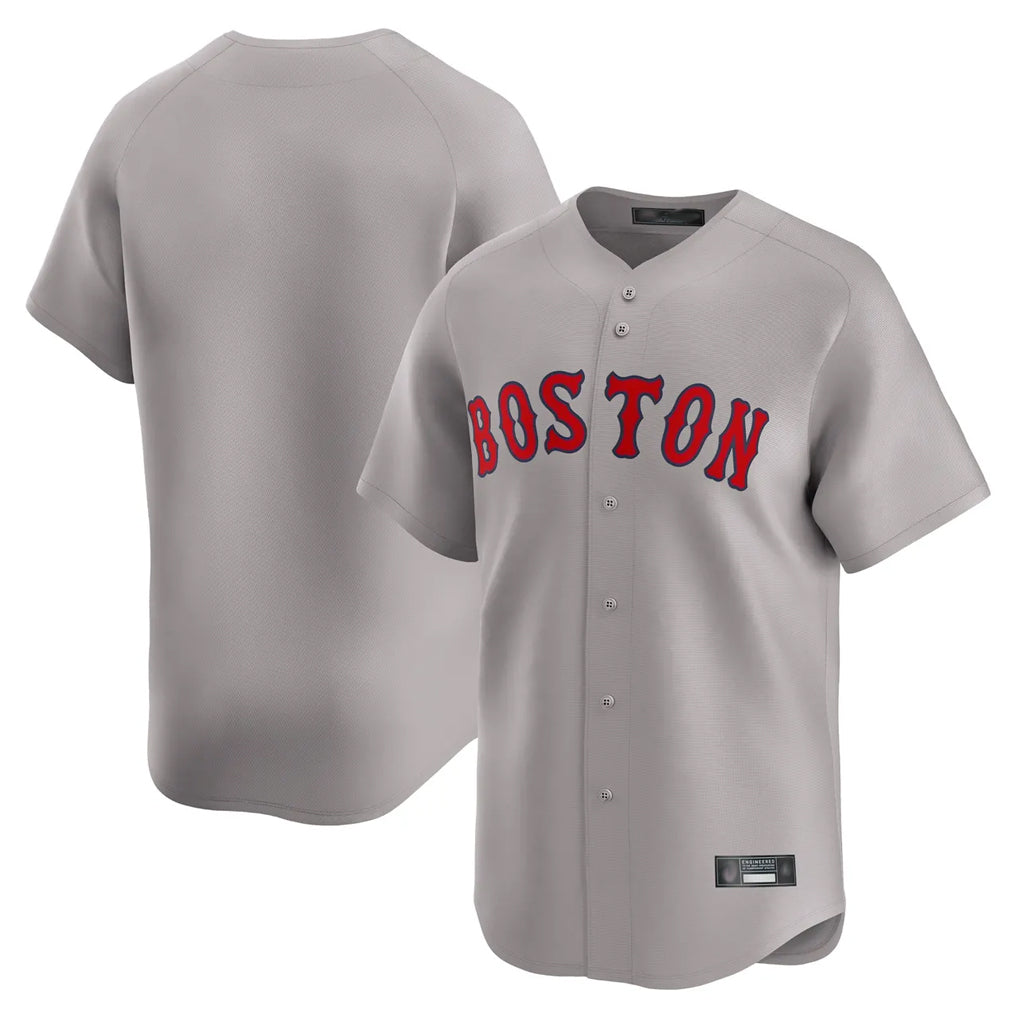 Boston Red Sox Blank Player Gray Fedasgoge Road Limited Home Game Stitched Jerseys1