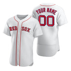 Custom Boston Red Sox White Fedasgoge 2020 Stitched Flex Base Jersey