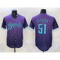 Arizona Diamondbacks #51 Randy Johnson Purple Fedasgoge 2025 City Connect Limited Stitched Jersey