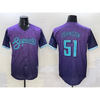 Arizona Diamondbacks #51 Randy Johnson Purple Fedasgoge 2025 City Connect Limited Stitched Jersey