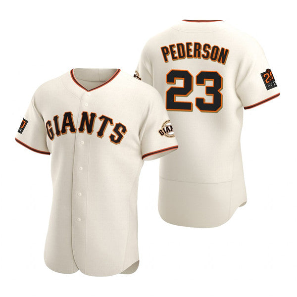 San Francisco Giants #23 Joc Pederson Cream Fedasgoge Flex Base Stitched Jersey
