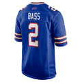 B.Bills #2 Tyler Bass Royal Fedasgoge Game Player Jersey