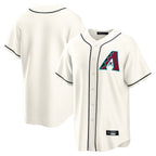 Arizona Diamondbacks Cream Fedasgoge Home Game Blank Player Stitched Jerseys