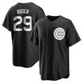 Chicago Cubs #29 Michael Busch Player Black Fedasgoge Game Stitched Jerseys