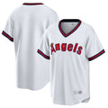 Los Angeles Angels Blank Player White Fedasgoge T-shirt Home Game Stitched Jerseys