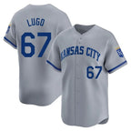 Kansas City Royals #67 Seth Lugo Player Gray Fedasgoge Limited Home Stitched Jerseys
