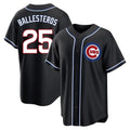 Chicago Cubs #25 Moises Ballesteros Player Black Fedasgoge Fashion Out Game Stitched Jerseys