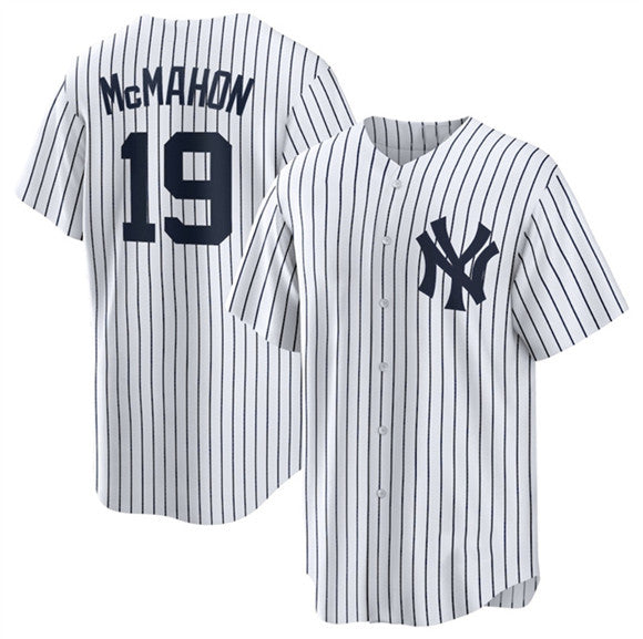 New York Yankees #19 Ryan McMahon White Fedasgoge 2025 Cool Base Stitched Jersey