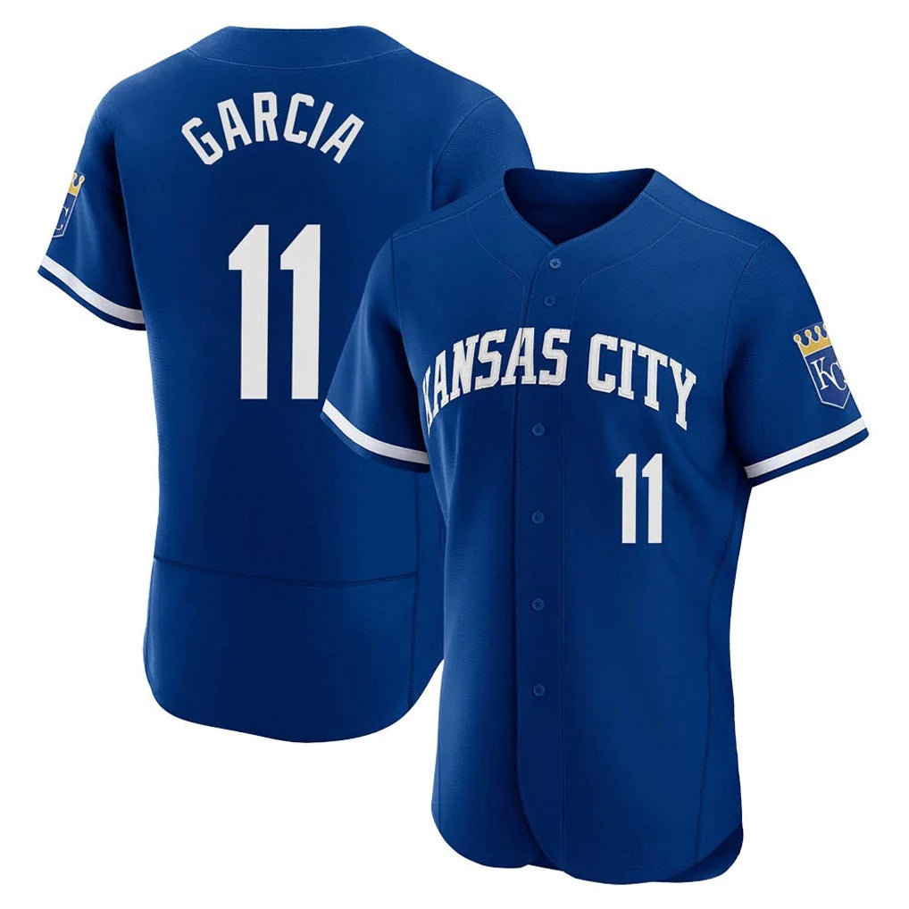 Kansas City Royals #11 Maikel Garcia Player Royal Fedasgoge City Connect Limited Elite Home Game Stitched Jerseys