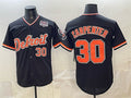 Detroit Tigers #30 Kerry Carpenter Black Fedasgoge 2026 Alternate USA 250' Patch Vapor Premier Limited Stitched Jersey