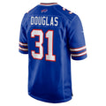 B.Bills #31 Rasul Douglas Royal Fedasgoge Game Jersey