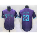 Arizona Diamondbacks #23 Zac Gallen Purple Fedasgoge 2025 City Connect Limited Stitched Jersey