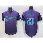 Arizona Diamondbacks #23 Zac Gallen Purple Fedasgoge 2025 City Connect Limited Stitched Jersey