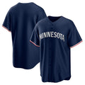 Minnesota Twins Navy Fedasgoge Alternate Replica Team Logo Jersey