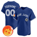 Custom Toronto Blue Jays x Dragon Ball Royal Fedasgoge Vapor Premier Limited Jersey - All Stitched