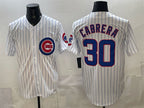 Chicago Cubs #30 Edward Cabrera White Fedasgoge 2026 Cool Base Stitched Jersey