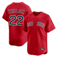 Boston Red Sox #22 Garrett Whitlock Player Red Fedasgoge Limited Home Game Stitched Jerseys1