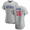Chicago Cubs #16 Patrick Wisdom Gray Fedasgoge Flex Base Stitched Jersey