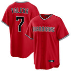 Cleveland Guardians #7 George Valera Player Red Fedasgoge Home Game Stitched Jerseys
