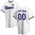 Custom Texas Rangers Cream Fedasgoge 2023 City Connect Flex Base Stitched Jersey