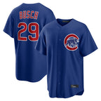 Chicago Cubs #29 Michael Busch Player Royal Fedasgoge Home Game Stitched Jerseys