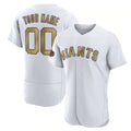 Custom San Francisco Giants Active Player White Fedasgoge 2022 All-Star Flex Base Stitched Jersey