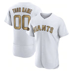 Custom San Francisco Giants Active Player White Fedasgoge 2022 All-Star Flex Base Stitched Jersey