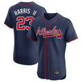 Atlanta Braves #23 Michael Harris II Player Navy Fedasgoge Limited Elite Home Game Stitched Jerseys