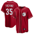 Cincinnati Reds #3 Ke'Bryan Hayes Player Red Fedasgoge Game Home Stitched Jerseys