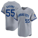 Kansas City Royals #55 Cole Ragans Player Gray Fedasgoge Limited Home Stitched Jerseys