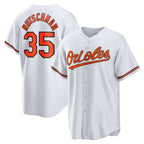 Baltimore Orioles #35 Adley Rutschman White Fedasgoge Replica Player Jersey
