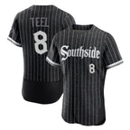 Chicago White Sox #8 Kyle Teel Player Black Fedasgoge City Connect Limited Elite Home Stitched Jerseys
