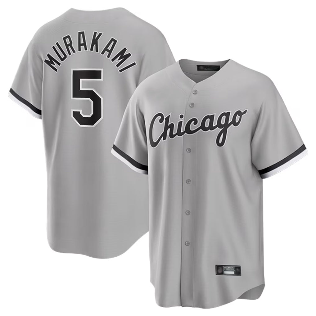 Chicago White Sox #5 Munetaka Murakami Player Gray Fedasgoge Home Game Stitched Jerseys