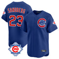 Chicago Cubs #23 Ryne Sandberg Player Royal Fedasgoge 150th Anniversary Limited Home Stitched Jerseys