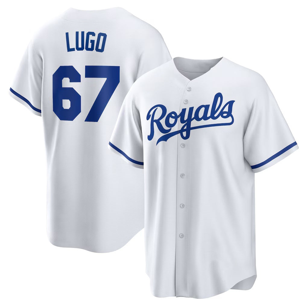 Kansas City Royals #67 Seth Lugo White Fedasgoge Home Replica Jersey
