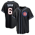 Chicago Cubs #6 Matt Shaw Player Black Fedasgoge Fashion Out Game Stitched Jerseys