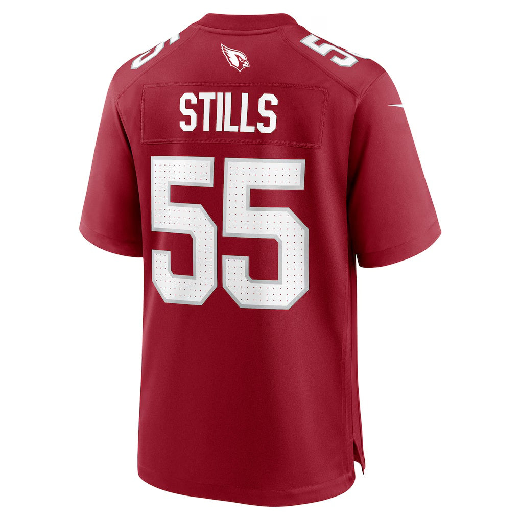 A.Cardinals #55 Dante Stills Cardinal Fedasgoge Team Game Jersey