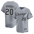 Chicago White Sox #20 Miguel Vargas Player Gray Fedasgoge Road Limited Home Stitched Jerseys