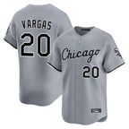 Chicago White Sox #20 Miguel Vargas Player Gray Fedasgoge Road Limited Home Stitched Jerseys