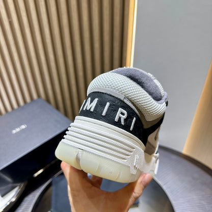 Men's Amiri Premium Leather Platform Mesh Shoes