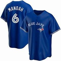 Toronto Blue Jays #6 Alek Manoah Blue Fedasgoge Stitched Cool Base Jersey