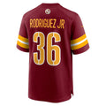 W.Commanders #36 Chris Rodriguez Jr. Burgundy Fedasgoge Team Game Jersey