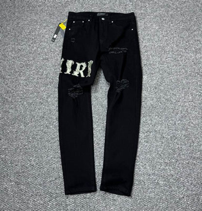 Men's Amiri Fashionable Casual Jeans Pants Size 28-36
