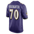 B.Ravens #70 Roger Rosengarten Purple Fedasgoge Team Game Jersey