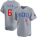Chicago Cubs #6 Matt Shaw Grey Fedasgoge Limited Stitched Jersey