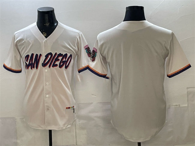 San Diego Padres Blank Cream Fedasgoge 2026 City Connect Stadium Stitched Jersey